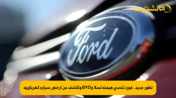 تطور جديد.. فورد تتحدى هيمنة تسلا وBYD وتكشف عن أرخص سيارة كهربائية